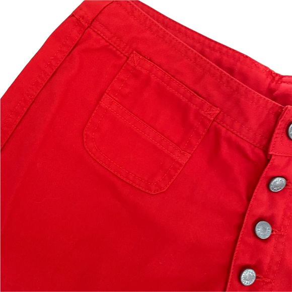 Unionbay NWT Red High Waist Button Up Shorts 9 - Picture 4 of 11